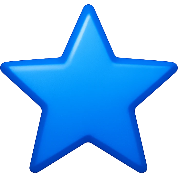 blue star emoji emoji
