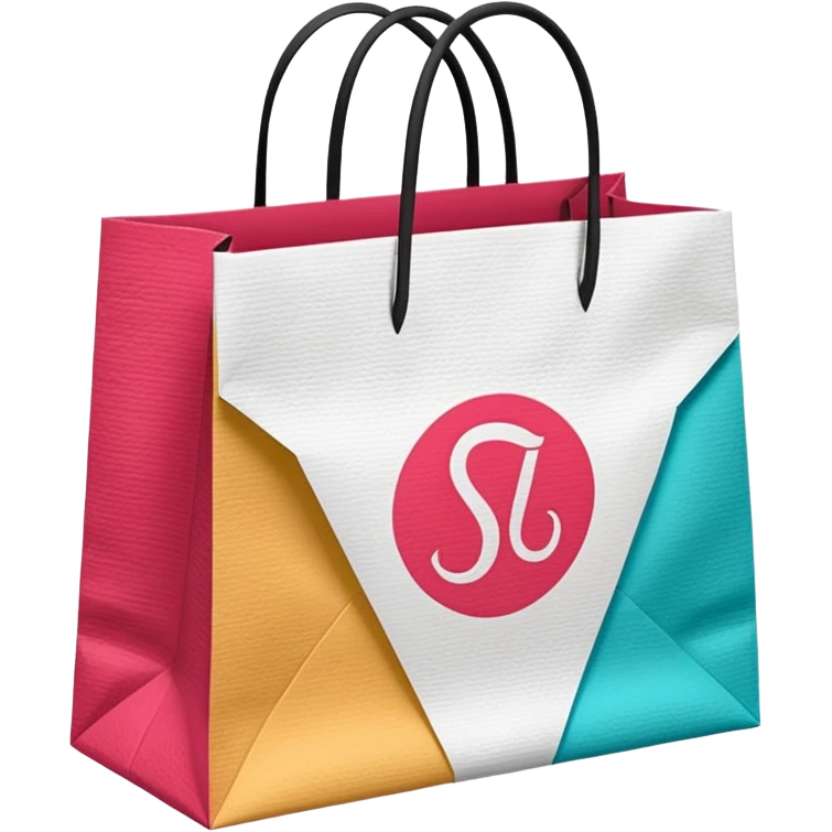 sephora and lululemon shopping bags emoji