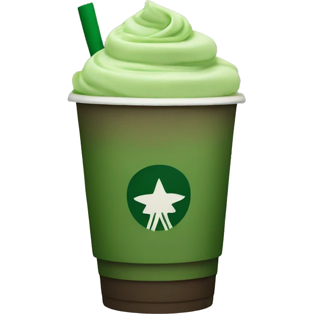 Starbucks matcha emoji