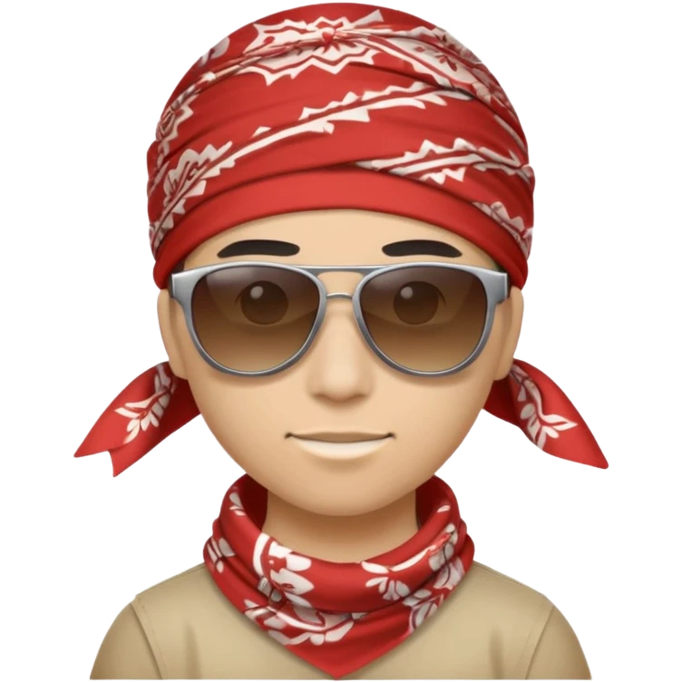 Generate an emoji of a so called ‘shit bandid’  emoji