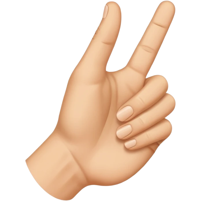 Leftward Thumb Sign Gesture emoji