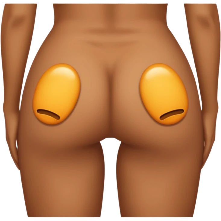 Huge booty emoji