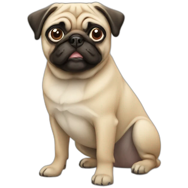 pug dog emoji