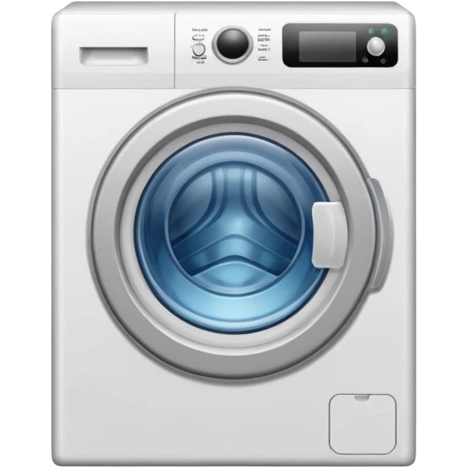 filled with laundry washing machine emoji