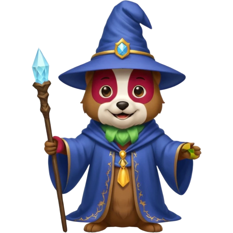 Dog wizard emoji