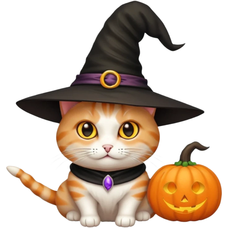 Helloween cat emoji