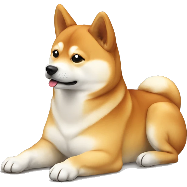 Shiba Inu laying emoji