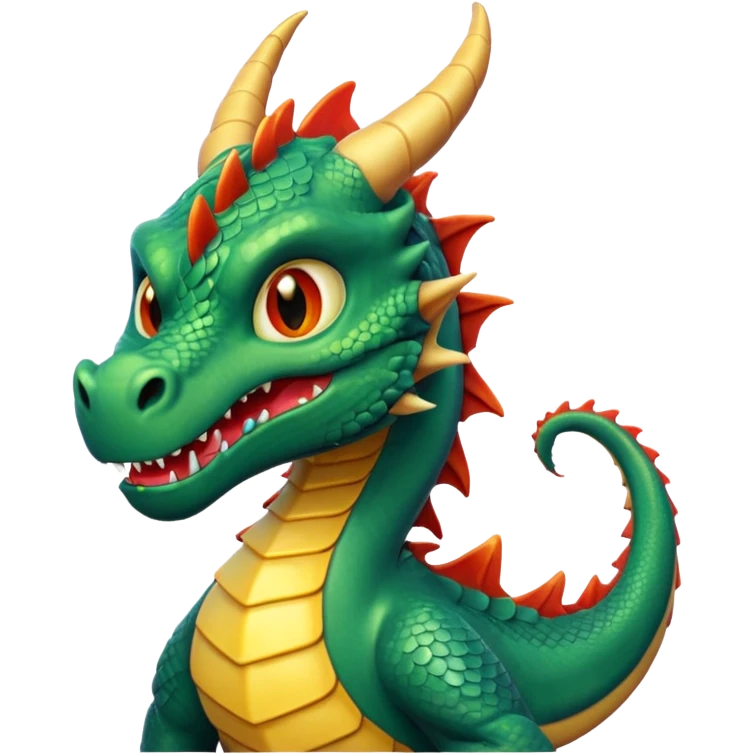 Design a logo with a dragon emoji