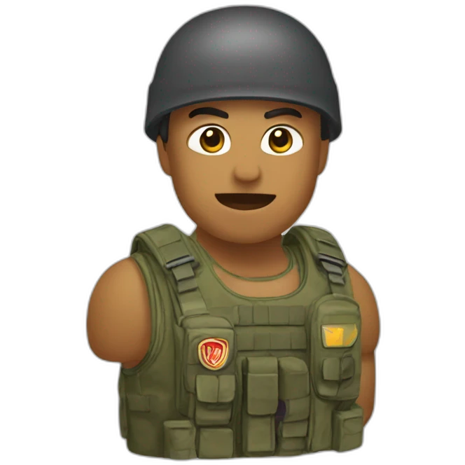 mec armé emoji