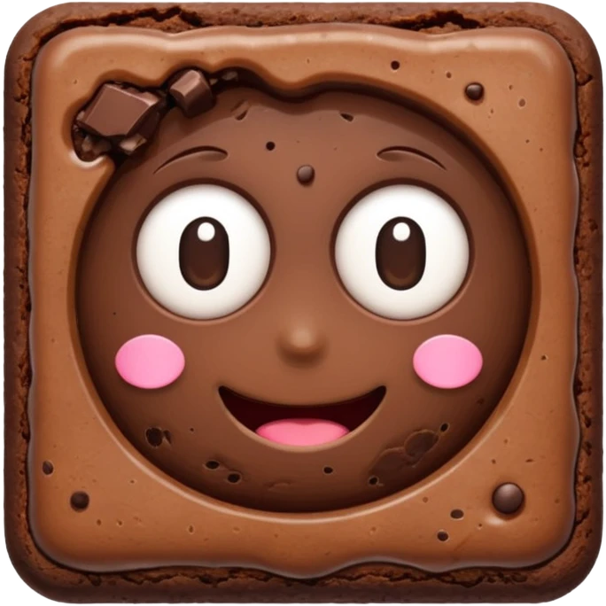 Brownie emoji