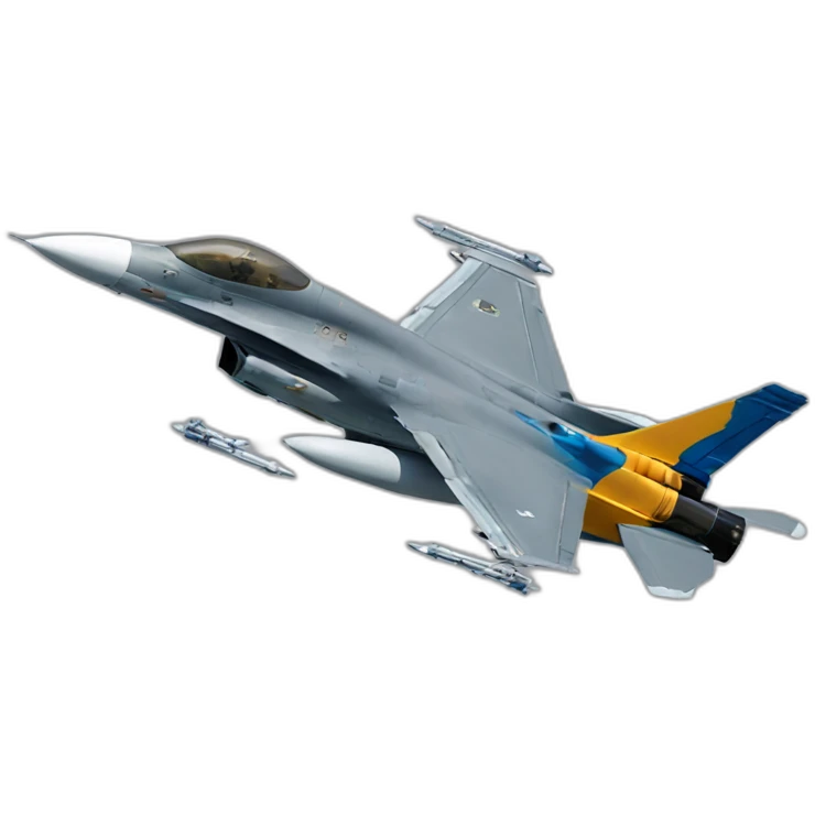 John Cena flying an f-16 emoji