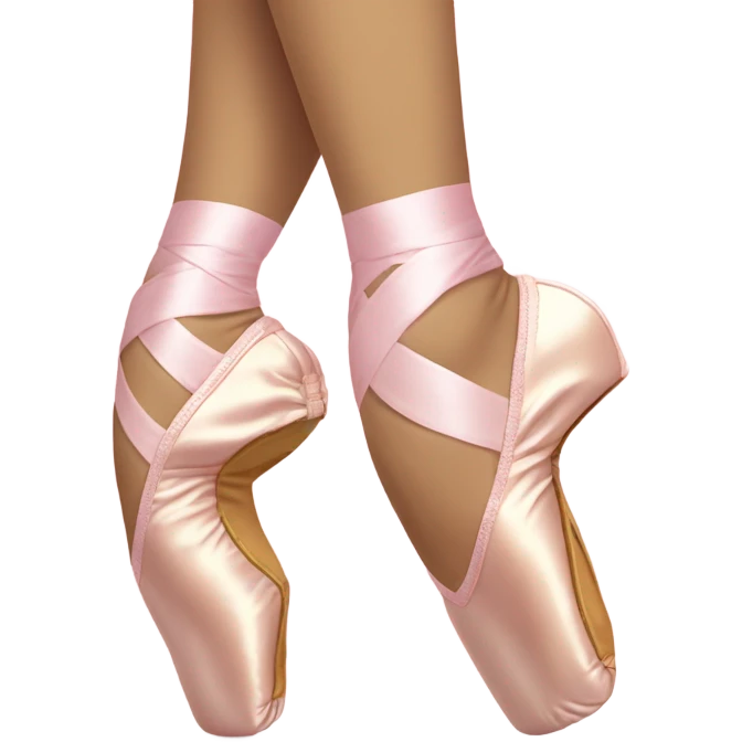 Ballarina on pointe shoes   emoji