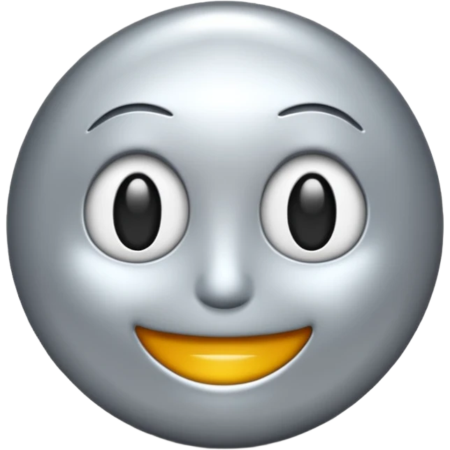 Silver shiney emoji emoji