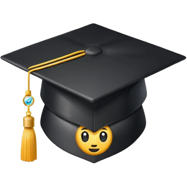 graduate cap wifi emoji