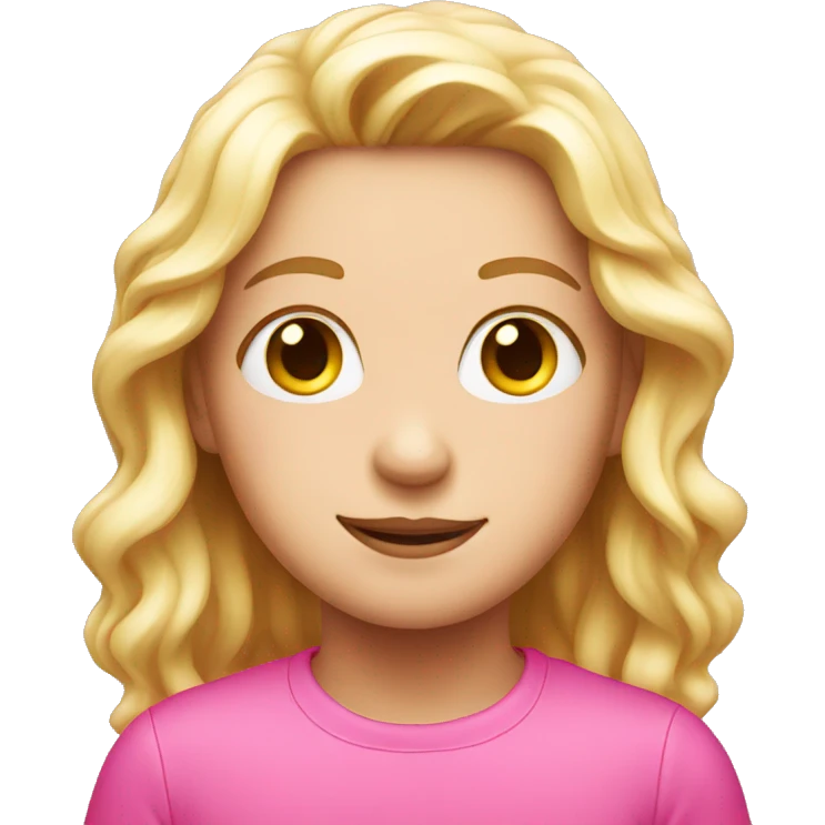 emoji face in pink  emoji