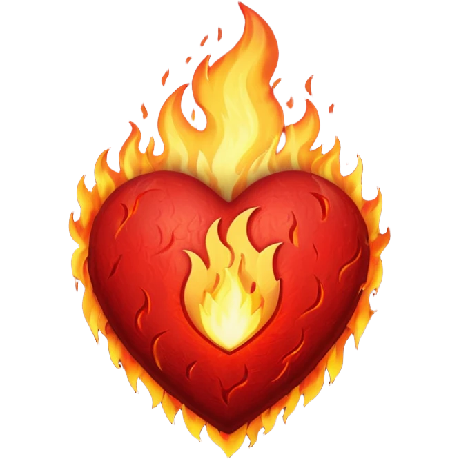cuore infuocato  emoji