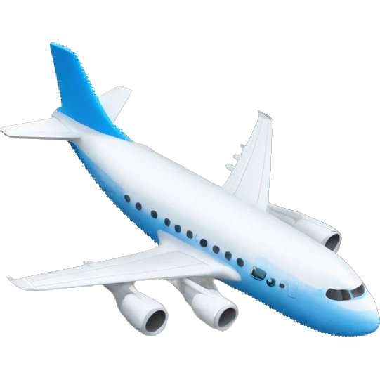 Plane hugs a skyscraper emoji