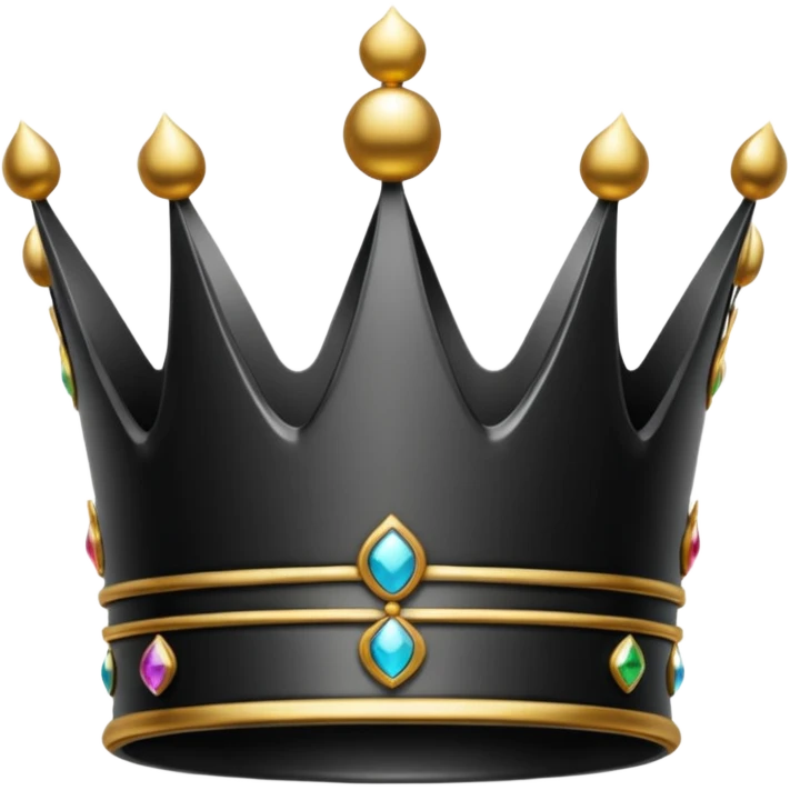 crown black emoji