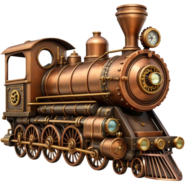 steampunk locomotive emoji
