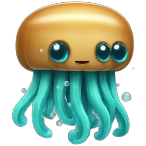 Peanut butter cute jellyfish warrior emoji