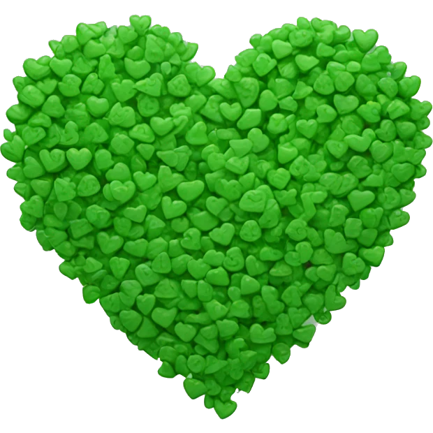  heart green emoji