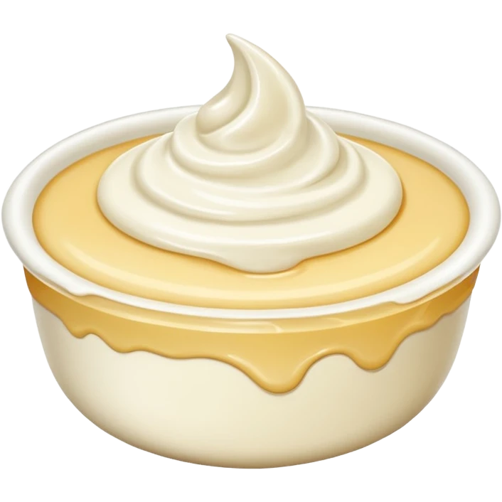 just Cream without a plate emoji