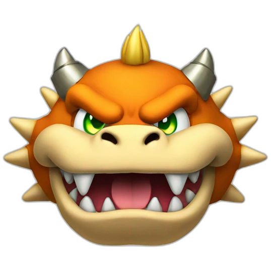 Bowser face emoji