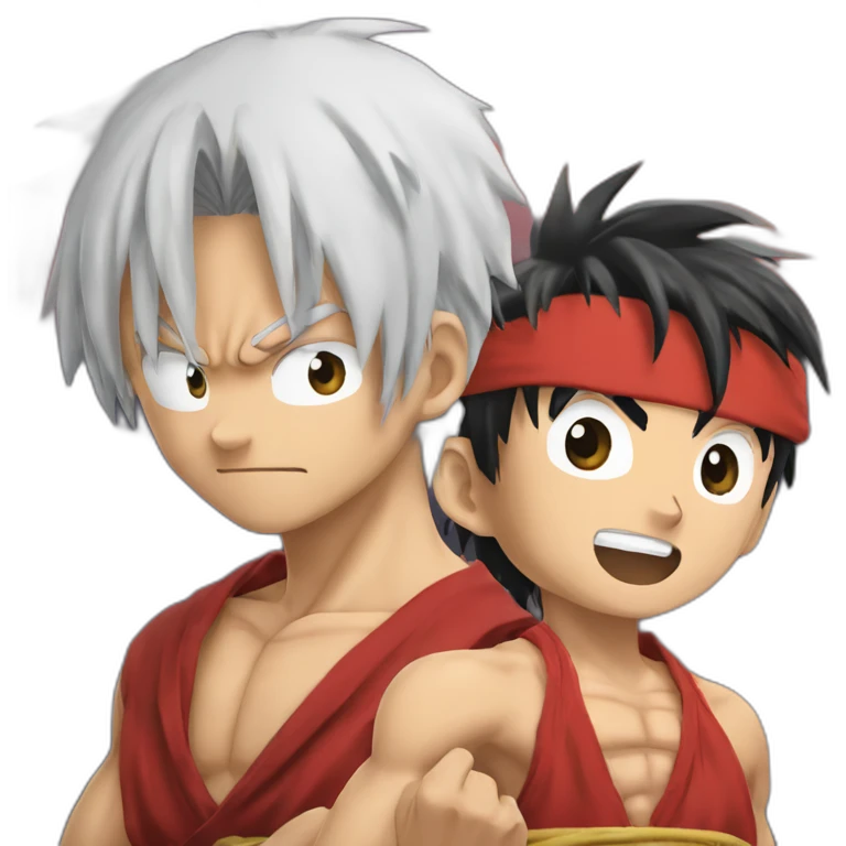 Luffy vs Inuyasha emoji