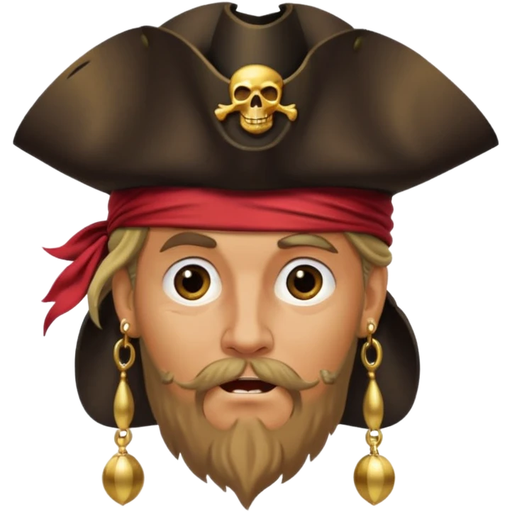 create a flabbergasted pirate emoji