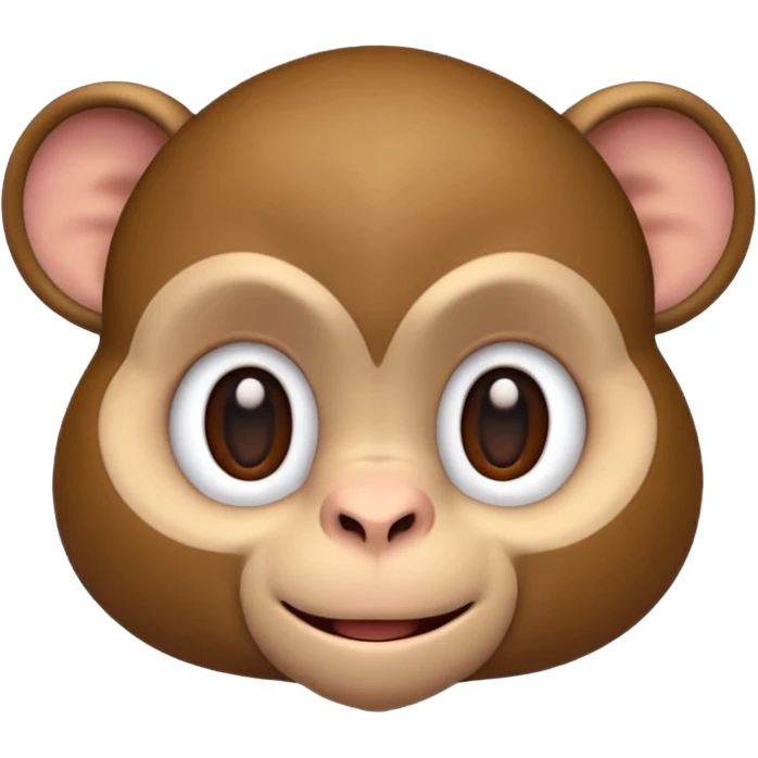 monkey with a side smirk, similar to the smirking cat emoji emoji
