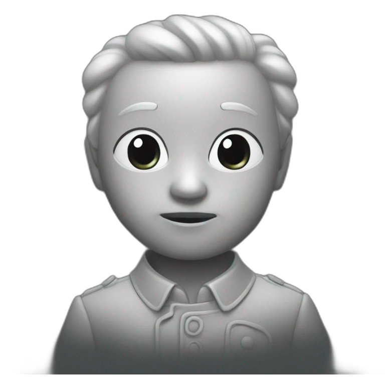 Noir roux chinois emoji