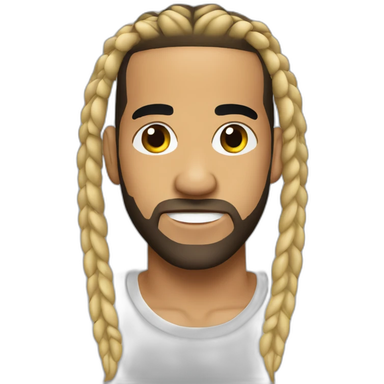 drake face cornrows emoji
