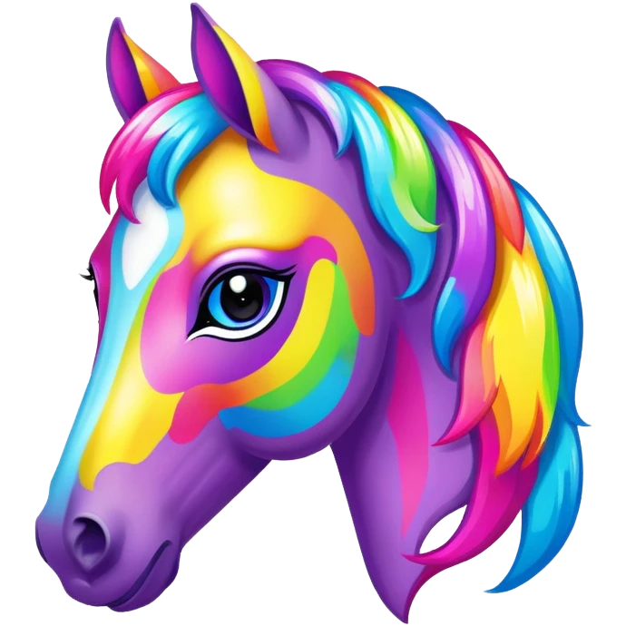 Lisa frank horse emoji
