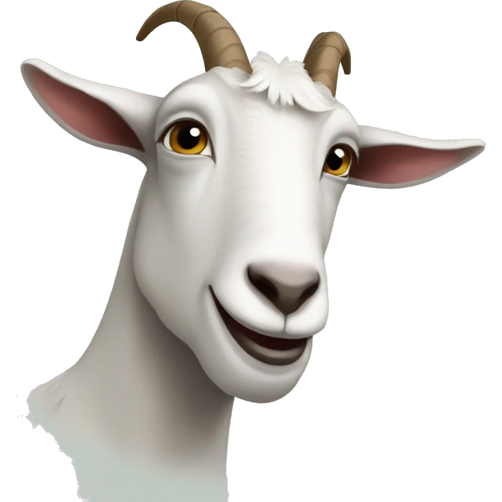 A goat with autism  emoji
