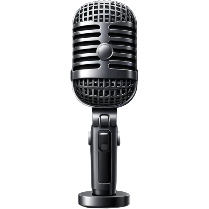 Microphone singing emoji  emoji