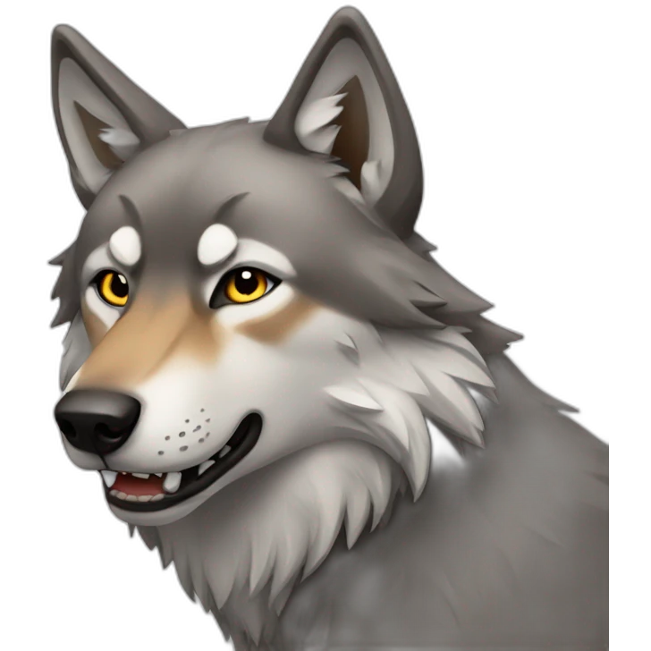 Wolf emoji