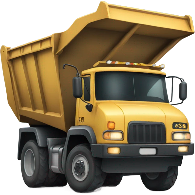 dump truck emoji