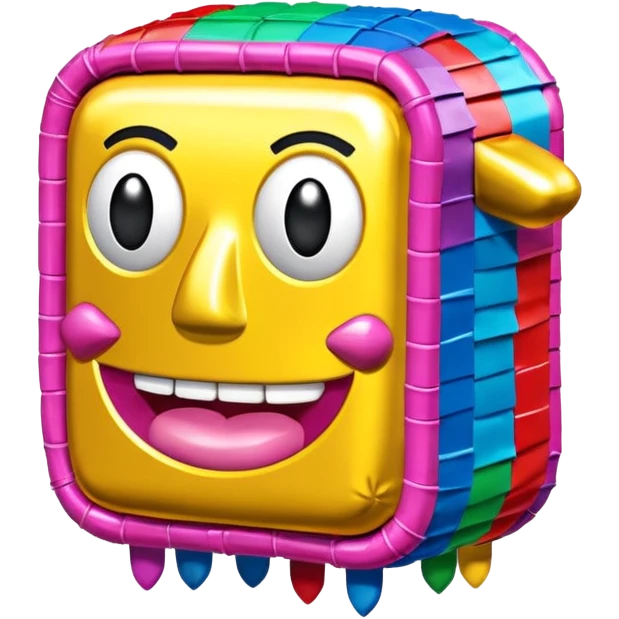   jeff koons style art SPAM pinata sculpture  emoji