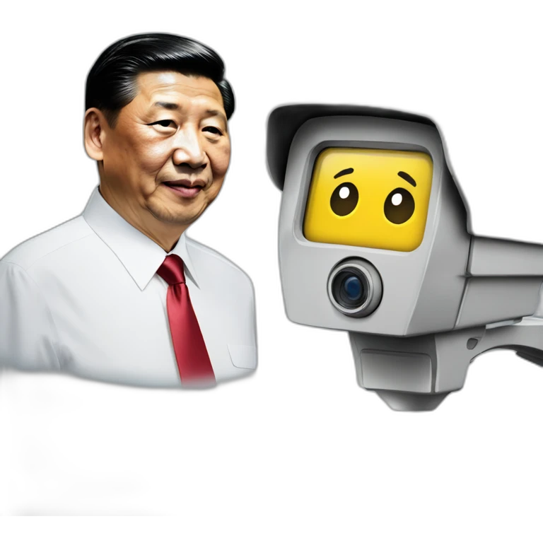 Xi jinping watching security cameras emoji