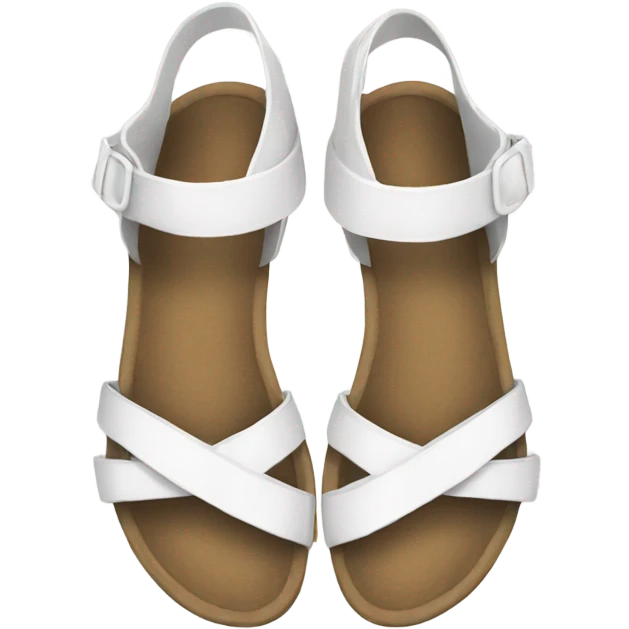 white sandals emoji