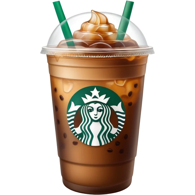 Iced coffee from Starbucks  emoji