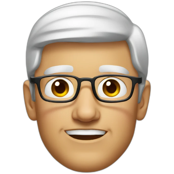 tim cook face emoji