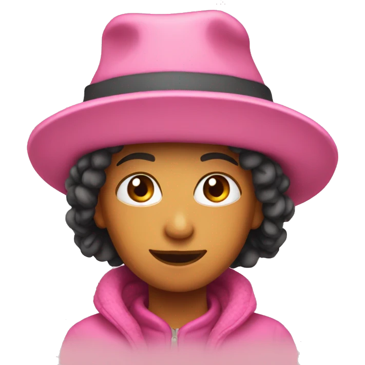 hat pink winter emoji