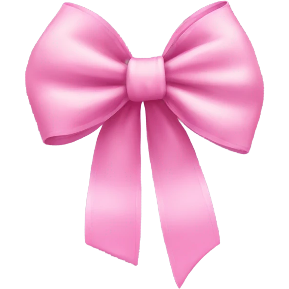 Cute bow emoji