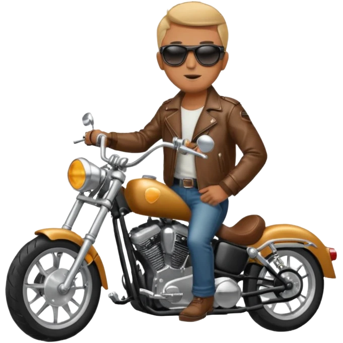 easy rider breaker morant on chopper motorcycle emoji