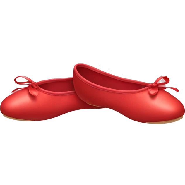 red ballet shoes  emoji
