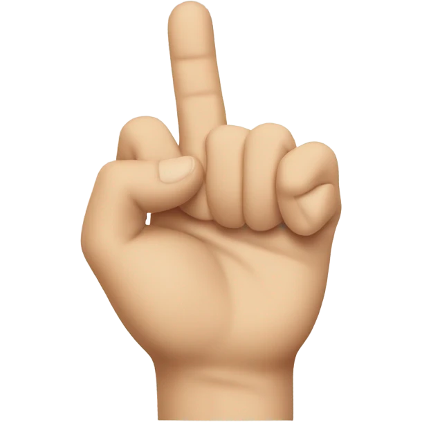 Upside down ok hand emoji