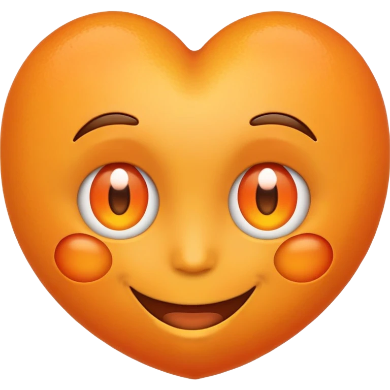 this emoji 🤤 with hearted eyes like this 😍 but orange hearts 🧡 emoji