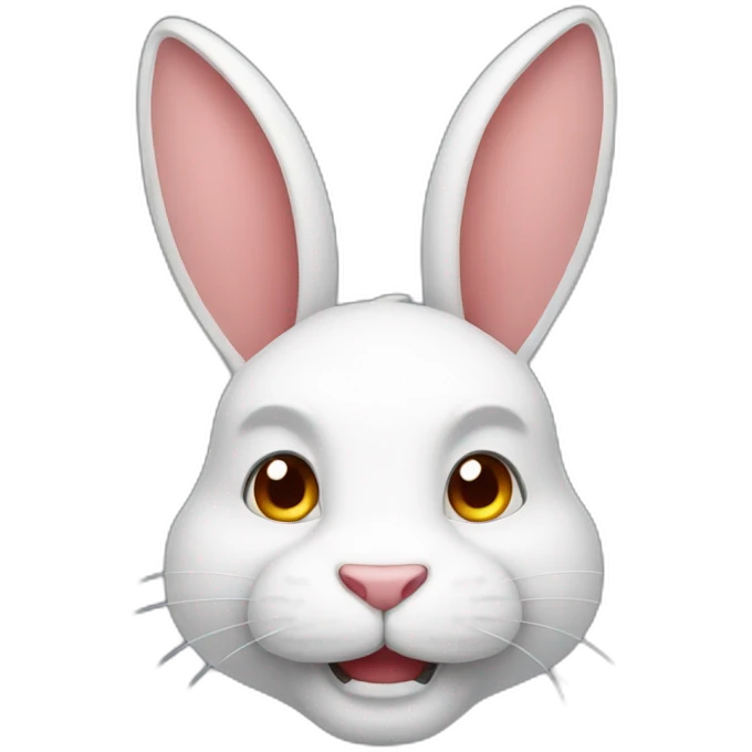 Muscular rabbit  emoji