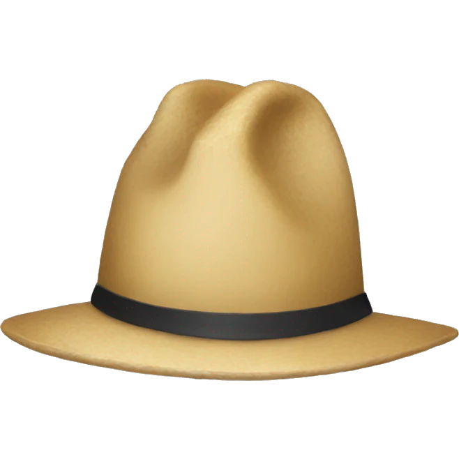 Hat with salut emoji